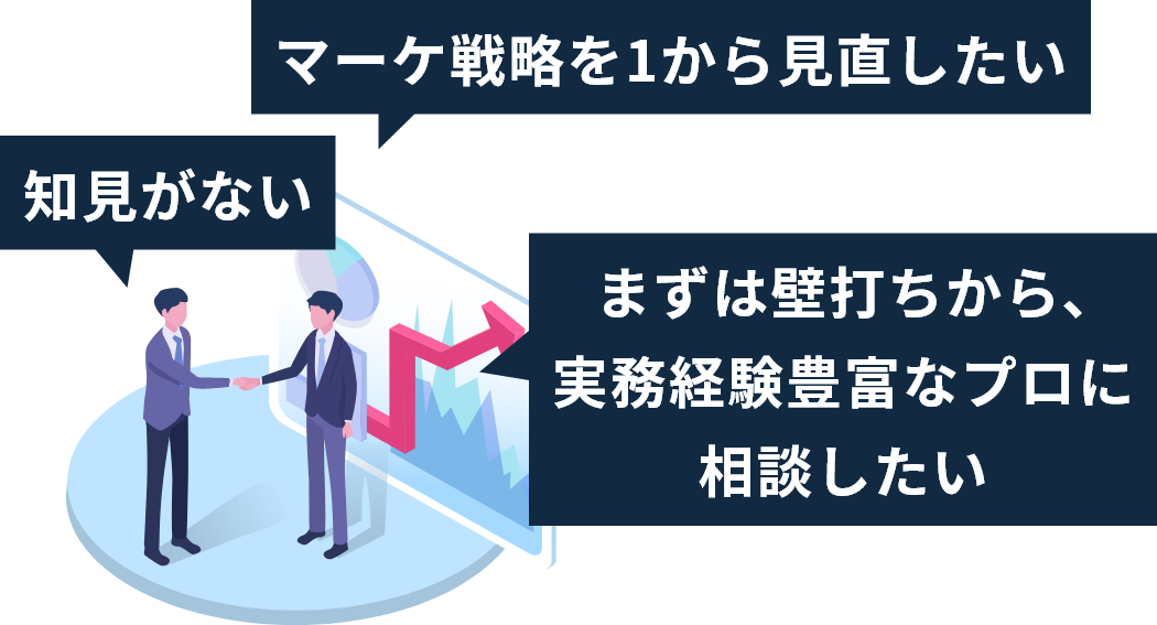 マーケ戦略を一から見直したい 知見がない まずは壁打ちから、実戦経験豊富なプロに相談したい